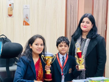 "Mayank Yadav Secures Rank 1 at National Abacus Championship!"